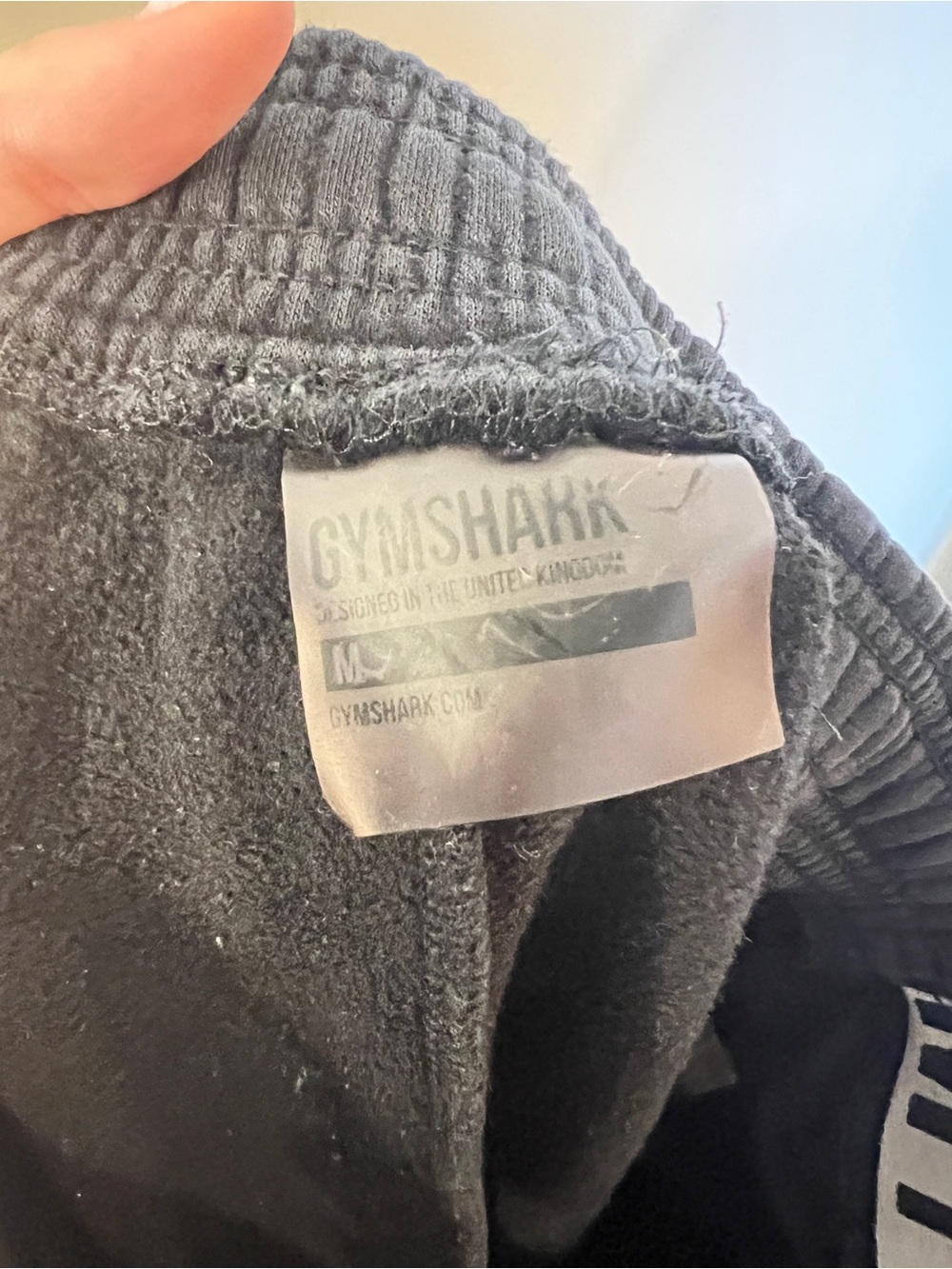 Gymshark Men’s Black Logo Waistband Straight Leg Sweatpants Medium - Picture 4 of 6